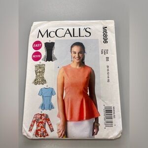 Women's Peplum Top Pattern